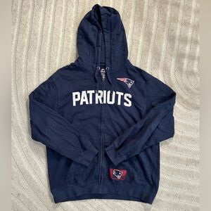 NFL New England Patriots Zip-up Hoodie Jacket - XL